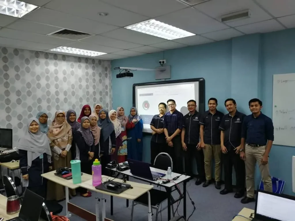 DataScience team with client staff after a training session